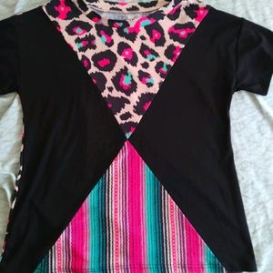 S Crazy Train Cheetah Print T